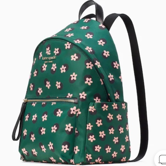 11. Kate Spade Chelsea Medium Backpack in Green Mutil - Picture 2 of 16